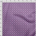 thumbnail image 4 of oneOone Georgette Viscose Magenta Fabric Asian Traditional Block Sewing Craft Projects Fabric Prints By Yard 42 Inch Wide, 4 of 4