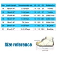 thumbnail image 3 of NOKIO Sparkle Accent Rain Boots Flexible Sole Technology Cartoon Rainbow Patterns 𝗪aterproof Rubber Material Lightweight Design for Active Toddler Girls, 3 of 6
