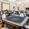 thumbnail image 4 of Mahjong Mat Reduction Mahjongg Table Mat Mahjong Accessories Tablecloth Game Poker Domino Game Game Mat For Card Board And Tile Games 70x70cm, 4 of 5