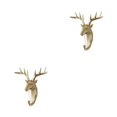 thumbnail image 4 of Wweixi Coat Hooks Easy To Install And Wide Application For Added In Daily Life golden (deer) 2Set, 4 of 6