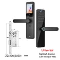 thumbnail image 2 of IP66 Waterproof Wifi Smart Door Lock Electronic Digital Lock With Keypad For Front Door For Door Thickness 35-100mm ,Corrosion-Resistant, 2 of 5