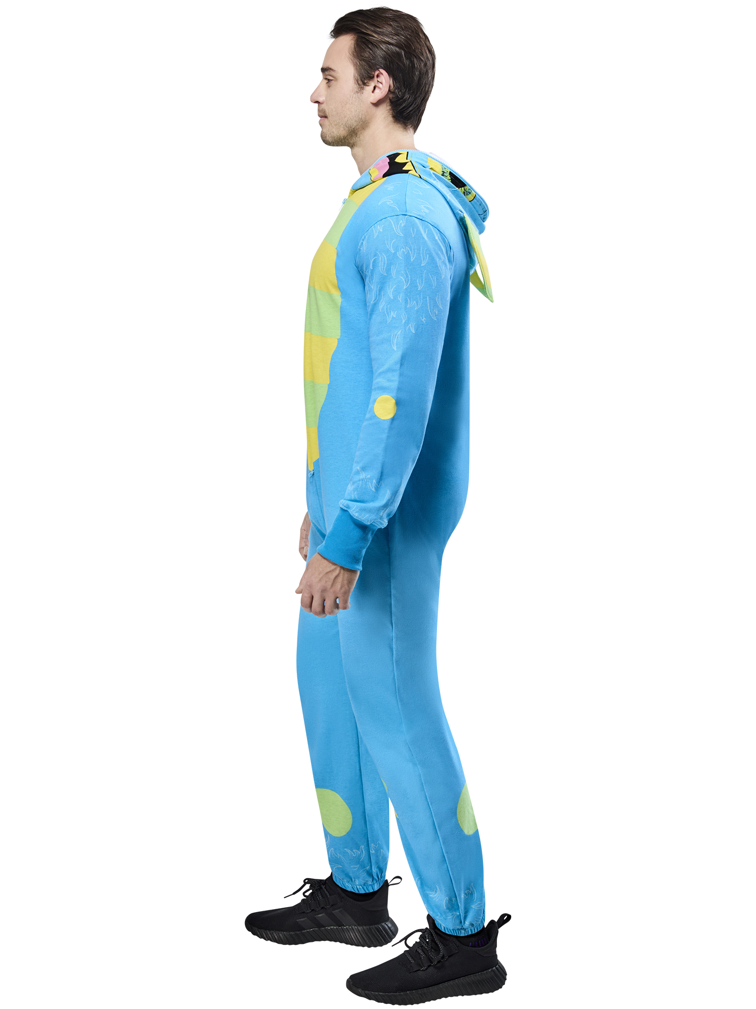 Costume Zipsters Monstre Bleu Masked-Up pour Adultes par Rubies, Unisexe