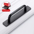 thumbnail image 3 of Self Stick Cabinet Drawer Handles Pulls Adhesive Drawer Handles Self Stick Cabinet Drawer Handles Pulls Aluminum Alloy Drawer Push Pull Handles Punch Free Adhesive Handle For, 3 of 8