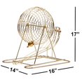 thumbnail image 2 of Professional Bingo Game Set. Including Extra Large Brass Bingo Cage, 1.5-Inch Ping Pong Style Bingo Balls, Plastic Masterboard (Metal Base Cage Set), 2 of 4