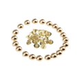 thumbnail image 1 of 20 Pieces Mushroom Dome Rivets Studs Rivets Leathercrafts accessories Spikes for Leather Craft Bag 8mm gold, 1 of 9