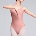 thumbnail image 4 of AherBiu Dancing Bodysuits for Women Sleeveless Backless Playsuits Stretchy Slim Comfy Soft Workout Rompers, 4 of 5