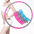 thumbnail image 2 of Detachable Sports Hoop Adjust 8 Removable Parts Gymnastics Ring Fitness Tool, 2 of 9
