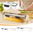 thumbnail image 1 of Deals of The Day Clearance! Refrigerator Storage Box, Food-Grade Sealed Preservation Box, Kitchen Storage Container with Lid for Garlic, Ginger, Spaghetti, and Produce, 1 of 6