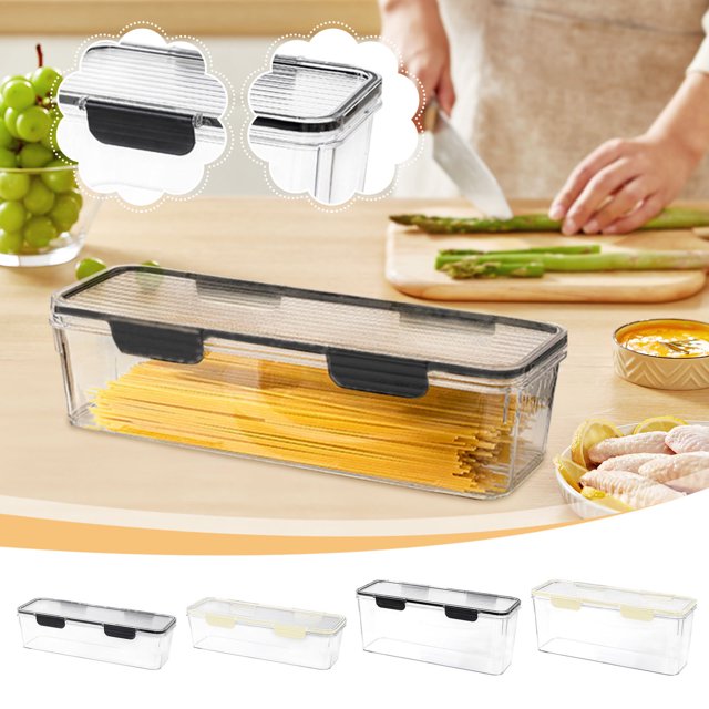 Deals of The Day Clearance! Refrigerator Storage Box, Food-Grade Sealed Preservation Box, Kitchen Storage Container with Lid for Garlic, Ginger, Spaghetti, and Produce