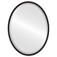 thumbnail image 1 of London Framed Oval Mirror - Rubbed Black - 25" x 37", 1 of 7