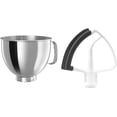 thumbnail image 1 of KitchenAid 5-Qt. Tilt-Head Polished Stainless Steel Bowl + Flex Edge Beater, 1 of 5