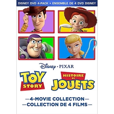 Toy Story: 4-Movie Collection (DVD), Animated, Family, Disney FR