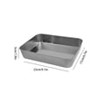 thumbnail image 2 of Stainless Steel Baking Tray Set with Wire Rack and Lid for Oven Cooking – Rigid Warp- Easy Clean Cookie Sheet Pan for Baking and Roasting, 2 of 4
