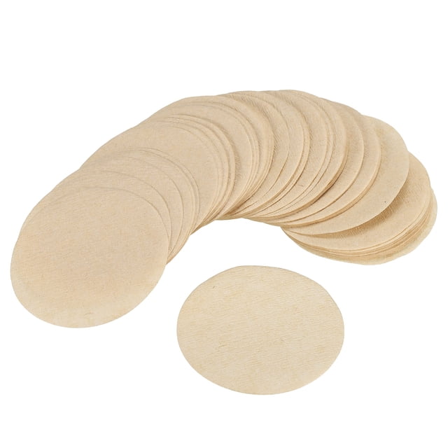 Unique Bargains Lot de 400 Filtres à Café en Disque Jetables Ronds en Papier 1 à 2 Tasses 2,68 Po OD pour Cafetière Espresso