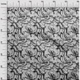 thumbnail image 3 of oneOone Cotton Silk Gray Fabric Abstract Sewing Material Print Fabric By The Yard 42 Inch Wide, 3 of 4