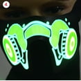 thumbnail image 5 of LED Luminous Flashing Face Mask Party Masks Light Up Dance Halloween Cosplay, 5 of 5