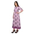 thumbnail image 2 of Moomaya Robe Kurta Imprimée Tenue d'Été Kurti pour Dames Tunique Longue Hauts pour Femmes, 2 of 5