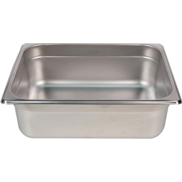 Table Vapeur Alimentaire / Poêle d'Hôtel en Acier Inoxydable 1/2 Taille 4 Pouces, Calibre 25, 1 Unité