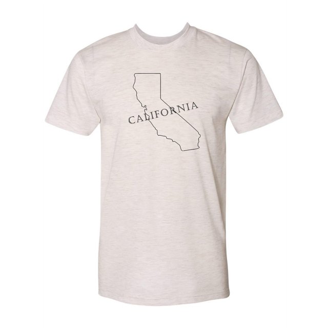 Gravity Trading Mens California State USA-Made Triblend Tee - Oatmeal - 2X-Large