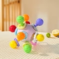 thumbnail image 1 of ABPWLY Multisensory Textured Grasp Sphere with Rotation and Gentle Rattle Sounds Clearance Outdoor Toys Canada Days Kids Toys Gifts, 1 of 7