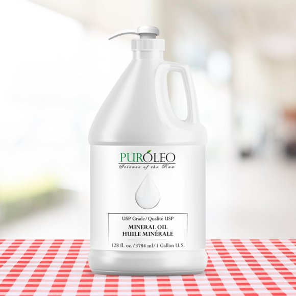 PUROLEO USP Grade Mineral Oil 128 fl oz (3784 ml)
