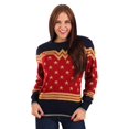 thumbnail image 1 of Wonder Woman Dark Blue Ugly Christmas Sweater, 1 of 5