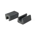 thumbnail image 3 of Unique Bargains Furniture Feet Plastic Rectangle Shaped Non-Slip Chair Legs Tip Black 12pcs, 3 of 5