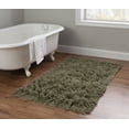 thumbnail image 4 of New Flokati 1400gr 2'4" x 4'8" Accent Rug, Olive, 4 of 5