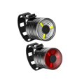 thumbnail image 4 of ZheElen Bicycle Headlight Bike Head Light Front Lamp Rear Lamps Warning Red White 27.5x26mm 5Set, 4 of 6