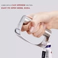 thumbnail image 3 of Garlic Press Rocker Set Bottle Opener Heavy Duty Steel Garlic F1P8, 3 of 4
