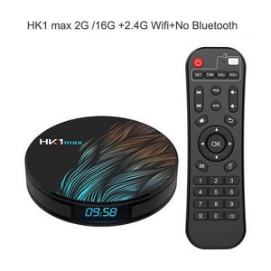 HK1 Max Android 9.0 4K Wifi Smart TV boîte - 2GB RAM, 16GB ROM, EU Connecteur