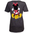 thumbnail image 3 of Mickey and Minnie Juniors Fitted Grey T-Shirt-Large, 3 of 3