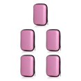 thumbnail image 1 of jesticaly Étui de Transport pour Écouteurs avec Fermeture Éclair Boîte de Rangement Sans Fil pour Écouteurs Organisateur Polyvalent pour Protection Pochette pour Extérieur Rose 5Ensemble, 1 of 6