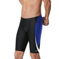 thumbnail image 2 of Speedo Men's Adult Edge Splice Jammer - Team Black/Blue, Size: 32, 2 of 3