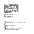 thumbnail image 3 of Salton Cinema Popper Popcorn Maker White CP1750, 3 of 6