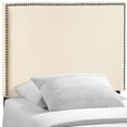 thumbnail image 3 of Modway Region Linen Fabric Upholstered Twin Headboard in Ivory with Nailhead Trim, 3 of 5