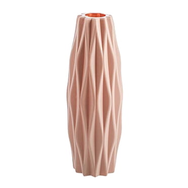zanvin home decor gifts 1pc Plastic Shatterproof Flower Plant Pot Vase Study Room Home Wedding Decor for Home Bedroom Decor,Pink