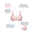 thumbnail image 2 of Bestform 97086248 Striped Wireless Cotton Bra with Lightly-Lined Cups, 2 of 7