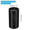 thumbnail image 2 of Unique Bargains 270-324uF/Mfd 125VAC 50/60Hz Motor Start Capacitor CD60 Run Capacitor 2 Pack, 2 of 5