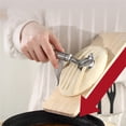 thumbnail image 4 of Pasta Making Tools Sliced Noodles Knife 304 Stainless Steel Manual Pasta Cutter Making Tools Household Slotted Stainless Steel Hooks, 4 of 9