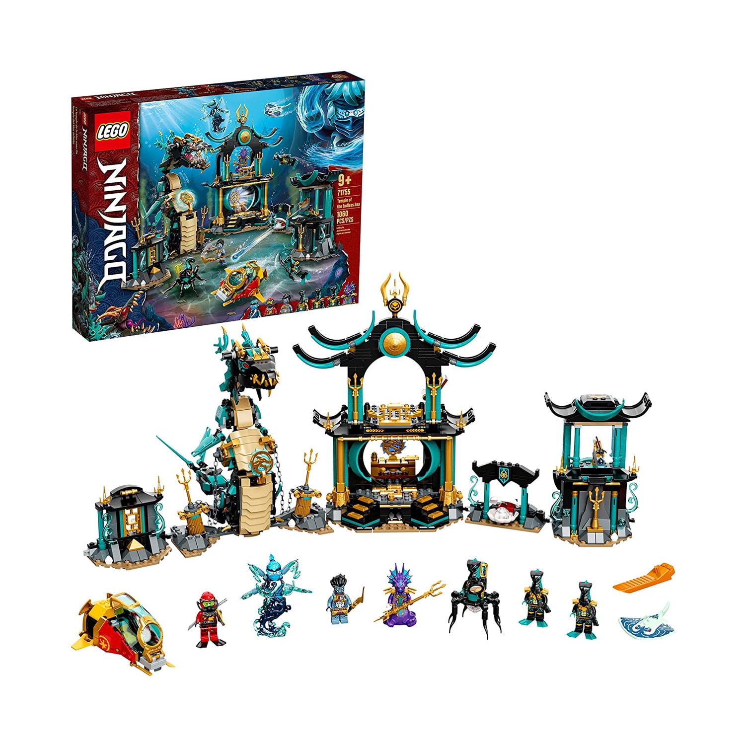 LEGO NINJAGO Temple of The Endless Sea Kid's Building Kit, Ages 9 and Up