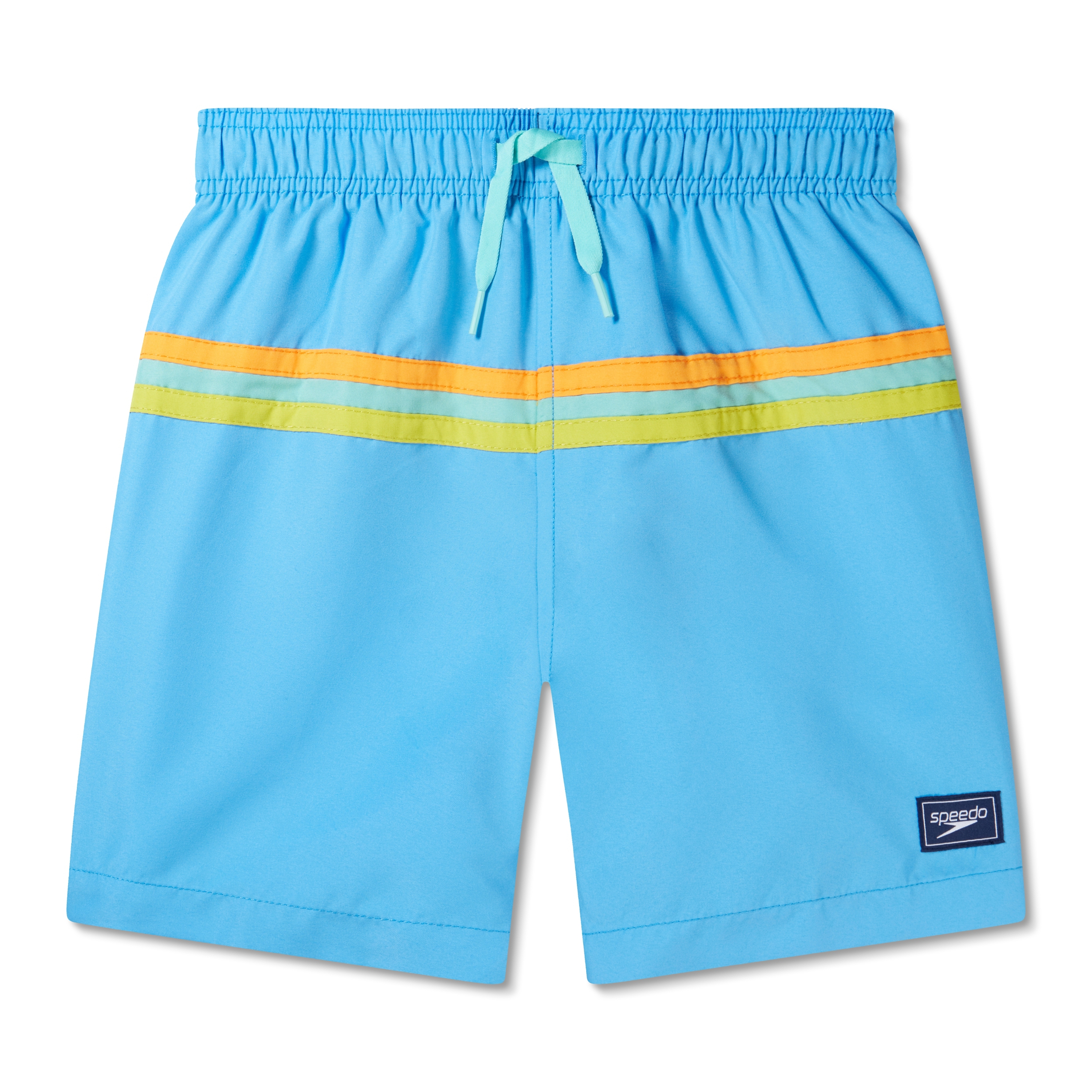 Speedo Boy's UV Protection Swim Trunk Redondo Printed 17" Boardshort - Tide Tracker Arctic Glass, Size XS