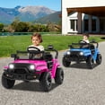 thumbnail image 2 of Costway 12V Kids Ride on Truck Car Battery Powered Electric Vehicle with Remote Control Blue, 2 of 10