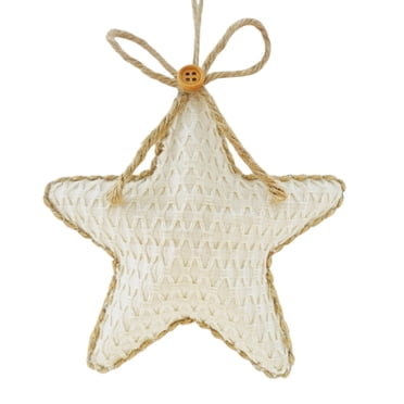 Holiday Time Woven Star Christmas Ornament, 1 Count