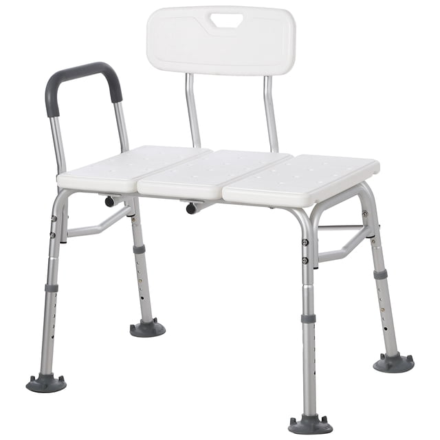 Yiwa Heavy Duty Dual Step Stool, 200kg Capacity Foot Ladder for Kitchen, Bedside, Car, RV, and Bathtub Use