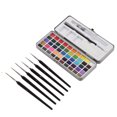 thumbnail image 3 of Loewten Watercolor Paint Kit,Travel Watercolor Set,Watercolor Paint Set 50 Colors Iron Box Packaging Easy Mixing High Concentration Portable Painting Kit For Kids, 3 of 8