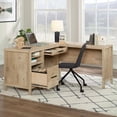 thumbnail image 4 of Sauder Pacific View® L-Desk, Prime Oak, 433562, 4 of 9