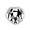 thumbnail image 1 of Constellation Geni Zodiac Sign Mirror Travel Magnification Portable Handheld Pocket Makeup, 1 of 3