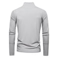 thumbnail image 3 of Weiqiqre Men's Shirts Long Sleeve Sun Shirts UPF 50+ Quarter Zip Pullover Quick Dry Rash Guard, 3 of 3