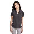 thumbnail image 1 of Core365 CE112CW Ladies' Fusion ChromaSoft Colorblock Polo - CARBON/ CRBN HTH - S, 1 of 2